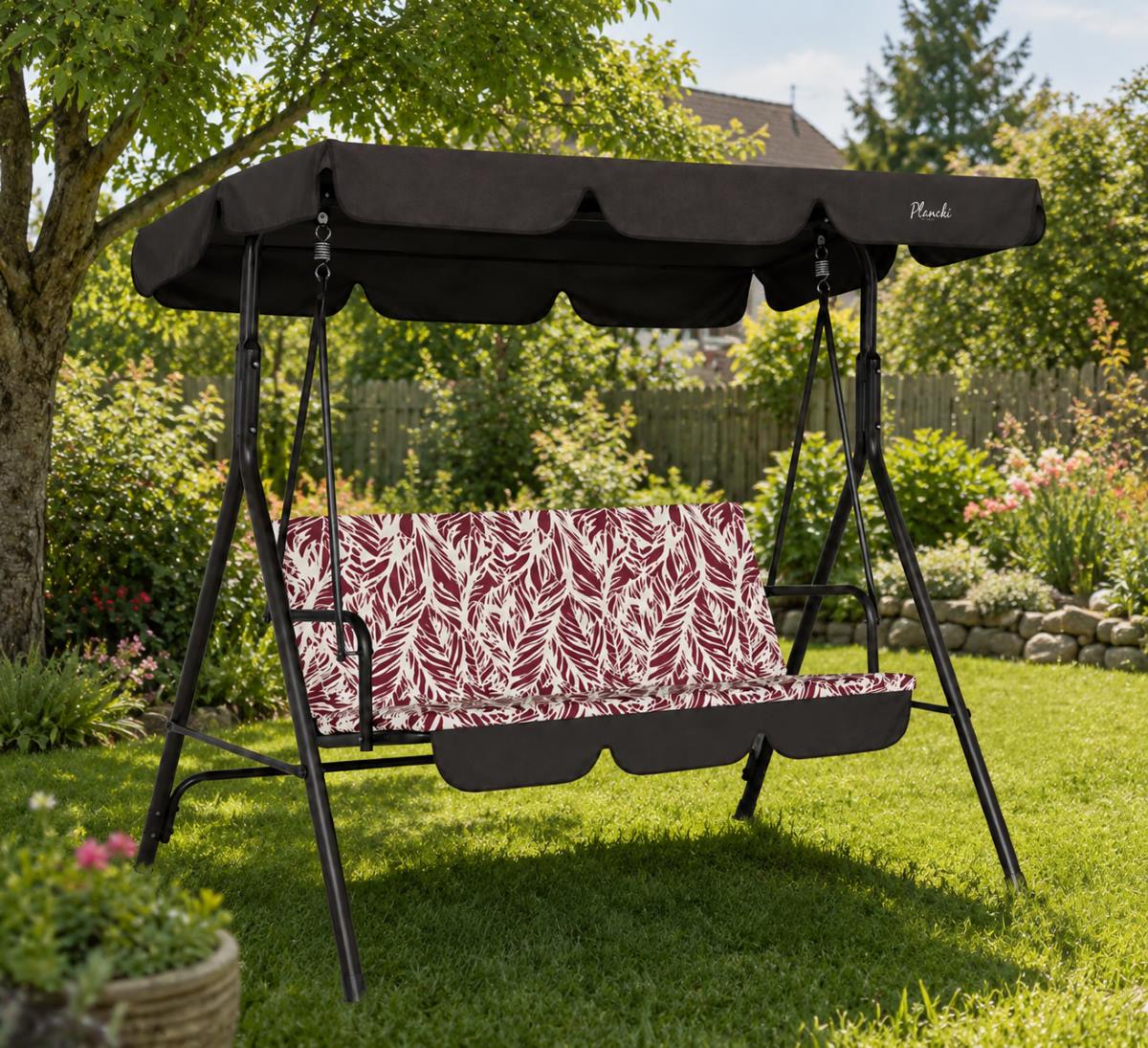 Idea Zahradní houpačka Bali Plus Calipta Pink - hnědorůžová
